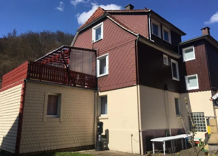 Nyaraló Haus Am Fluss Mit Wunderschoener Dachterrasse Mit Flussblick ,garten Und Grill Zorge